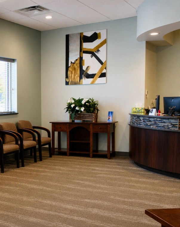 Welcoming dental office interior at Whispering Ridge Family Dentistry