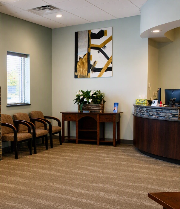Welcoming dental office interior at Whispering Ridge Family Dentistry